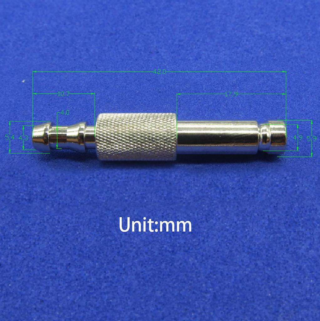 Kompatible Mindray T5/T8, IMEC, PHI*LI*PS usw. Messgeräte, NIBP-Manschettenverlängerungsschlauch mit Anschluss, Einzelschlauch-Adapterschlauch, TPU-Material