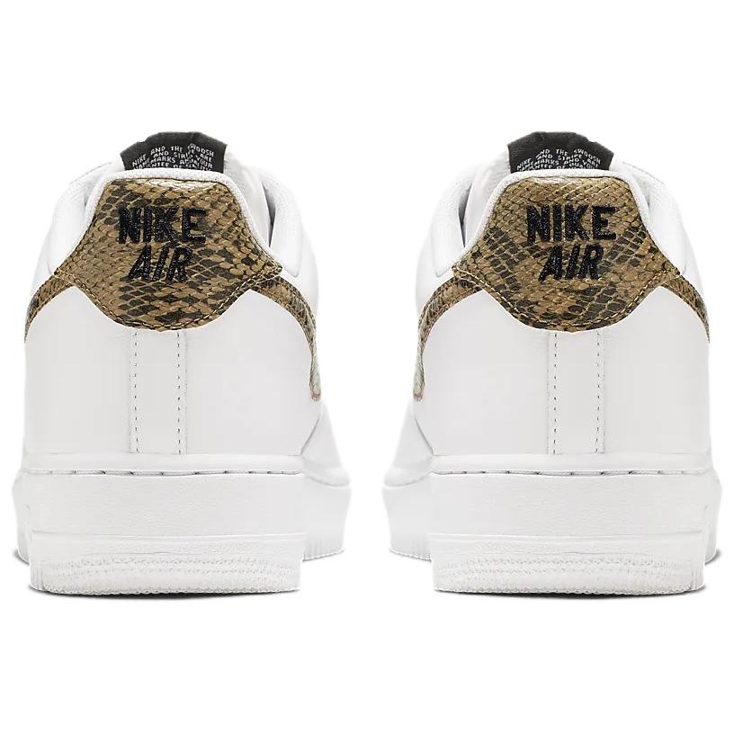 New Nike Air Force 1 Low Retro Ivory Snake AO1635-100