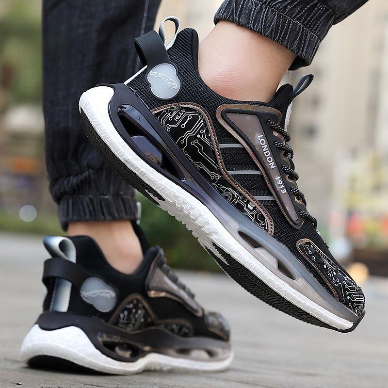 Mesh Thick Platform Male Shoes Men's Casual Sneakers Running Jogging Light Trend 2025 on Sale 39 Korean Wide Stylish Summer Y2k