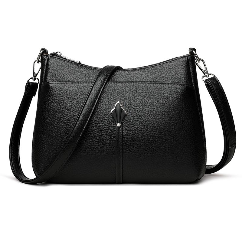 

Простая и Модная Женская Сумка через Плечо, Повседневная Ретро Сумка Кроссбоди, Женская Сумка Кроссбоди из ПУ Кожи, Подходит для Ежедневного Использования и Шопинга 27 cm x 10 cm x 20 cm чёрный