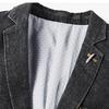 Spring and Autumn Fashion Men's Large Casual Suit Lapel Slim Fit Men's Suit Jacket Breathable and Durable Comfortable Coat