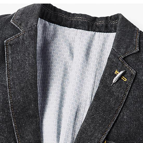 Spring and Autumn Fashion Men's Large Casual Suit Lapel Slim Fit Men's Suit Jacket Breathable and Durable Comfortable Coat