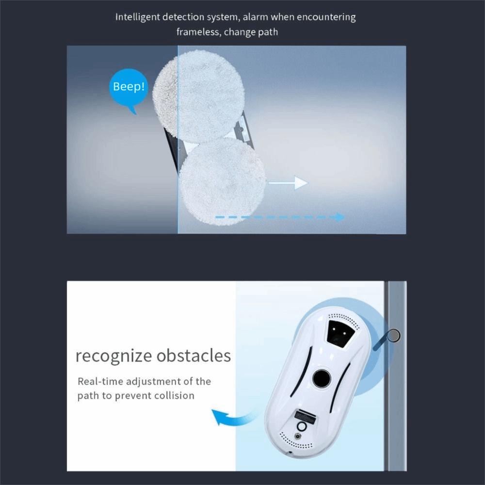 Automatic Smart Window Cleaning Robot Cordless Intelligent Glass Robot  Window Glass Cleaning