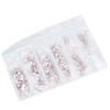 DIY Colorful Crystal Glass Nail Art Rhinestons Decoration Costumes Material Package(Pink Opal)