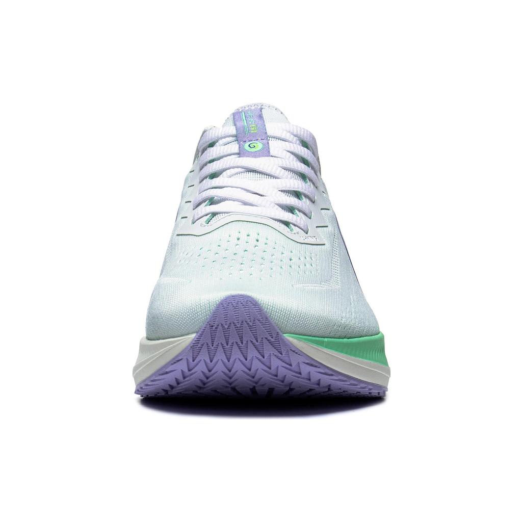 New LiNing Red Hare 6 Anti Slip Wear Resistant Low Top Sprint Running Shoes Women's White Green Purple ARMT016-13