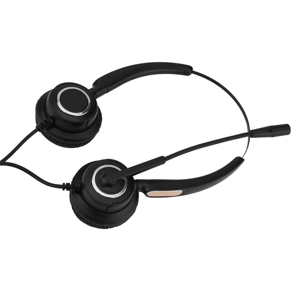 Callcenter-USB-Headset, leichtes USB-Callcenter-Headset mit Geräuschunterdrückung und Mikrofon