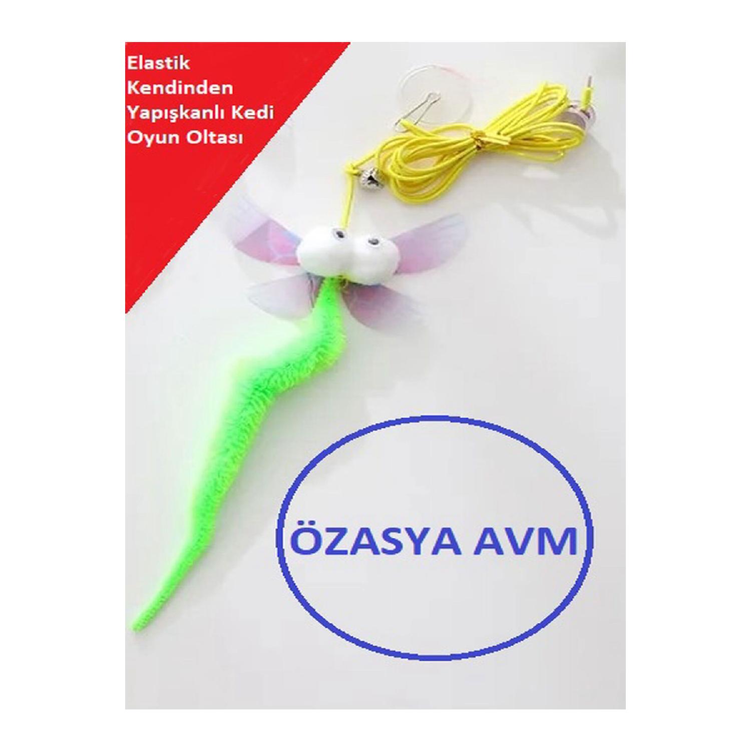 

Butterfly Elastic Cat Play Fishing Rod Self Adhesive
