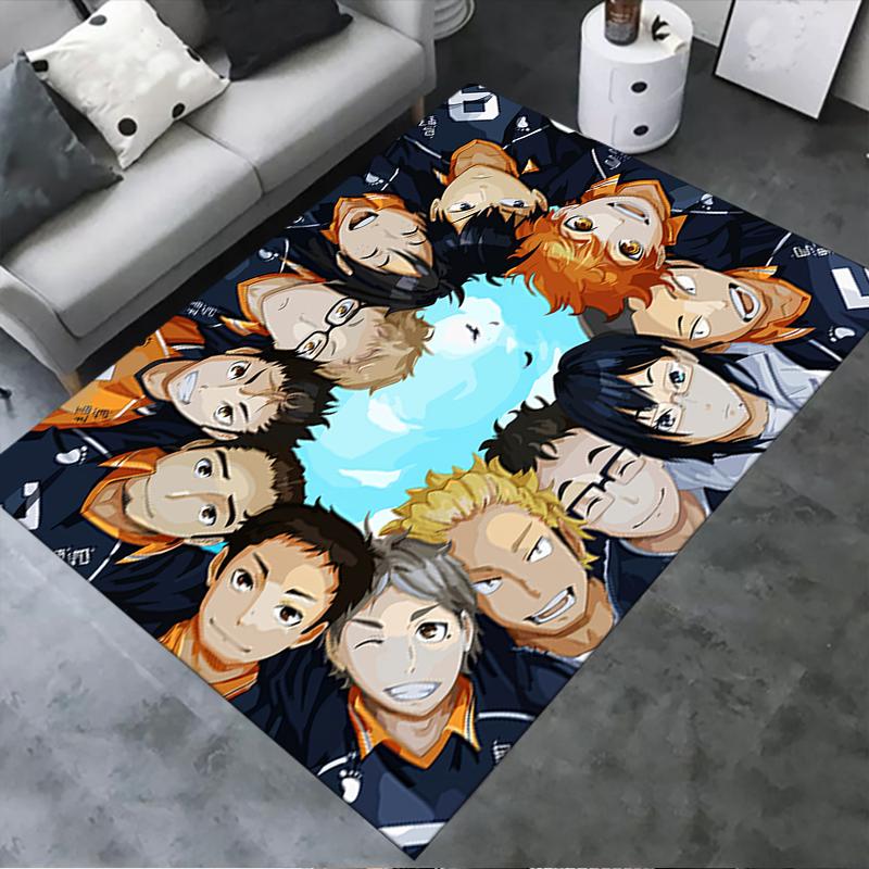 2025 New Haikyu!! Anime Carpet Rug for Living Room Bedroom Home Sofa Decoration,Kids Play Non-slip Floor Mat53
