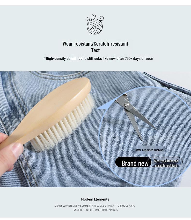 Summer 2024 Women's High-Waisted Retro Wide-Leg Denim Shorts with Rolled Hem