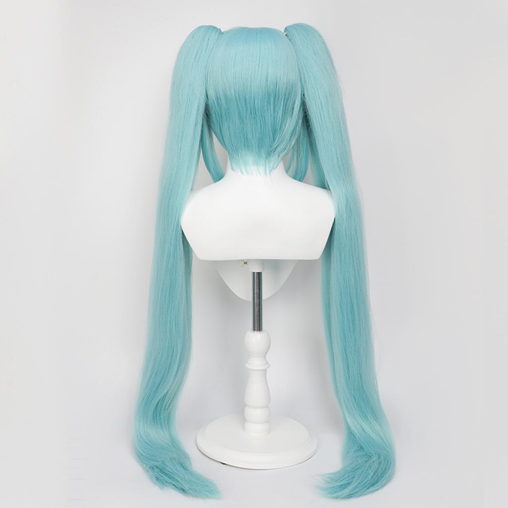 110cm Cosplay Wig, Double Ponytail Synthetic Fiber Wig, Halloween, Christmas For Women