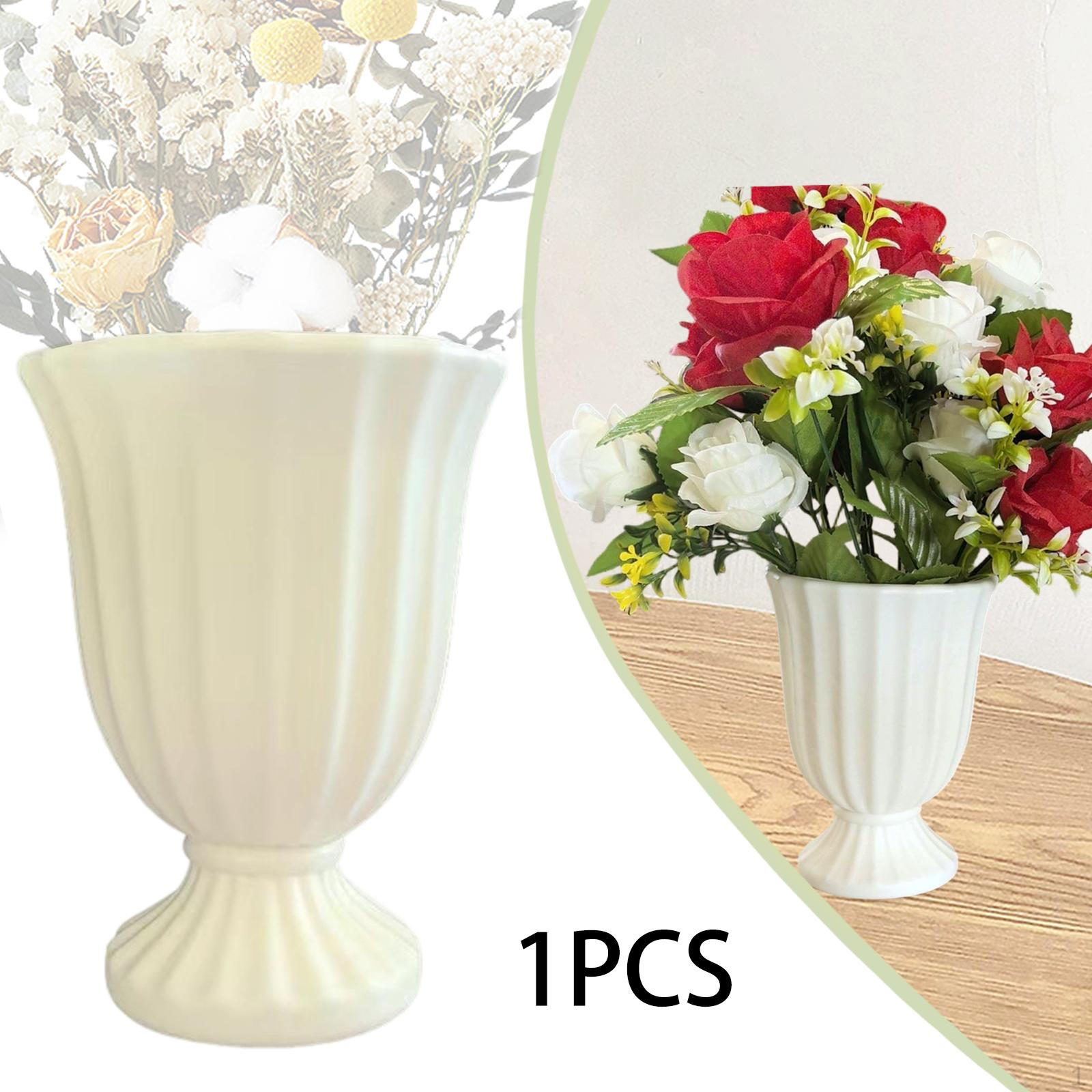 

Decorative Vase Flower Table Centerpiece Ornament Detailed Craftsmanship for Balcony Study S