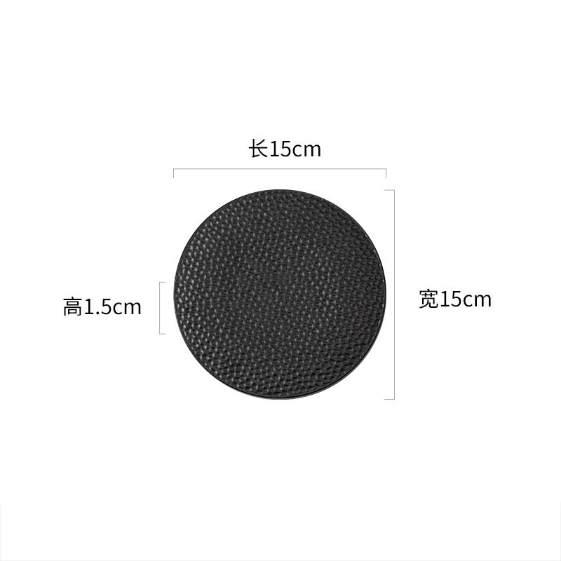 

Керамическая круглая плоская тарелка с сотовой текстурой, креативная тарелка для торта, тарелка для суши, тарелки для стейка, специальная посуда для молекулярной кухни