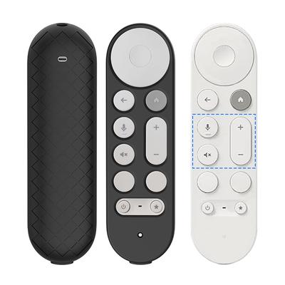 Étui Silicone pour Télécommande Housse de Protection Manchon de Protection pour Manette Peau Étui pour Télécommande TV pour Google TV Streamer 4K Télécommande