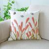 45X45CM Plant Embroidery Throw Pillow Cover Nordic Fresh  Stamping Waist Cushion Cover Decor Home Decorative Pillowcase