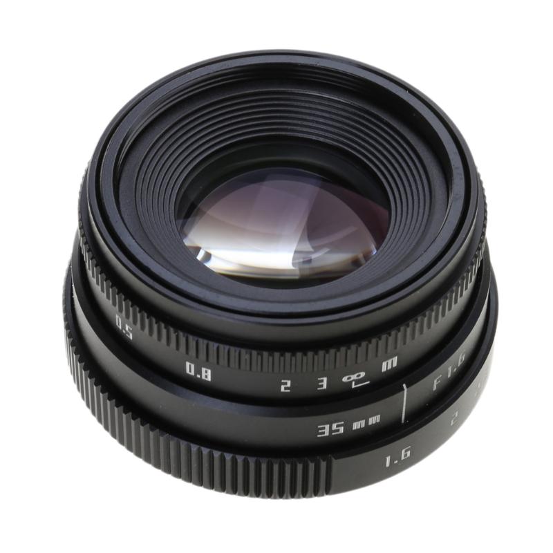 Large Aperture Camera Lens Accessories 35mm F1.6 C-Mount CCTV Camera Lens Replacement for M4/3 Mount Camera Adapter