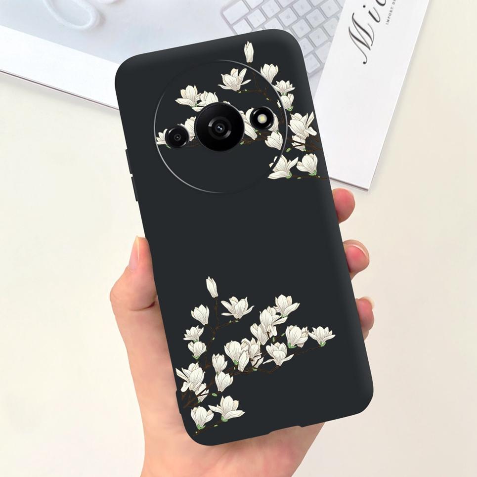 For Funda Xiaomi Redmi A3 Case Women Fashion Girly Flower Butterfly Bumper For Xiaomi Mi A3 Mia3 RedmiA3 Coque Soft Silicone