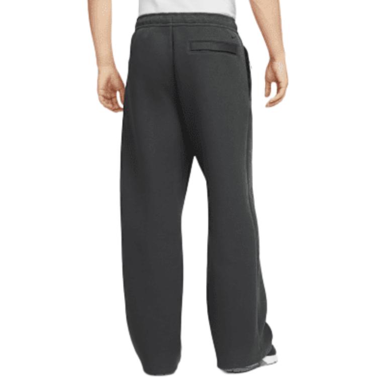 

Nike Tech Fashion Удобные универсальные широкие трикотажные спортивные брюки мужские низы угольно-черного цвета HJ0696-060 M