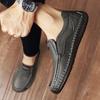 Herren Echte Leder Freizeitschuhe Atmungsaktive Mokassins Herren Business Flats Schuhe Fahrschuhe Herren Mokassin