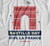 Festa della Bastiglia! Viva la Francia! T-shirt Assalto alla Bastiglia Francese 1789 Regali