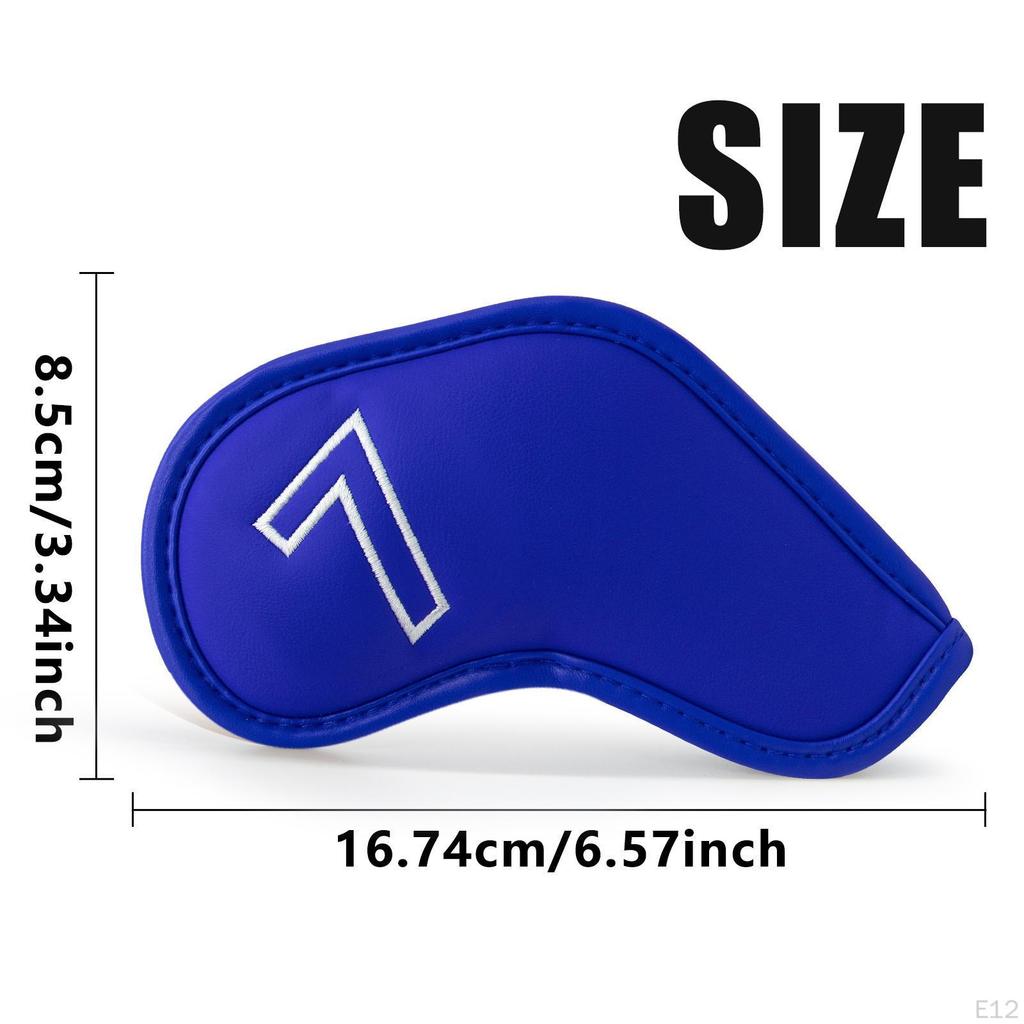 9 Pieces Golf Club Head Covers Accessories Premium Creative Golfer Equipment Fashion