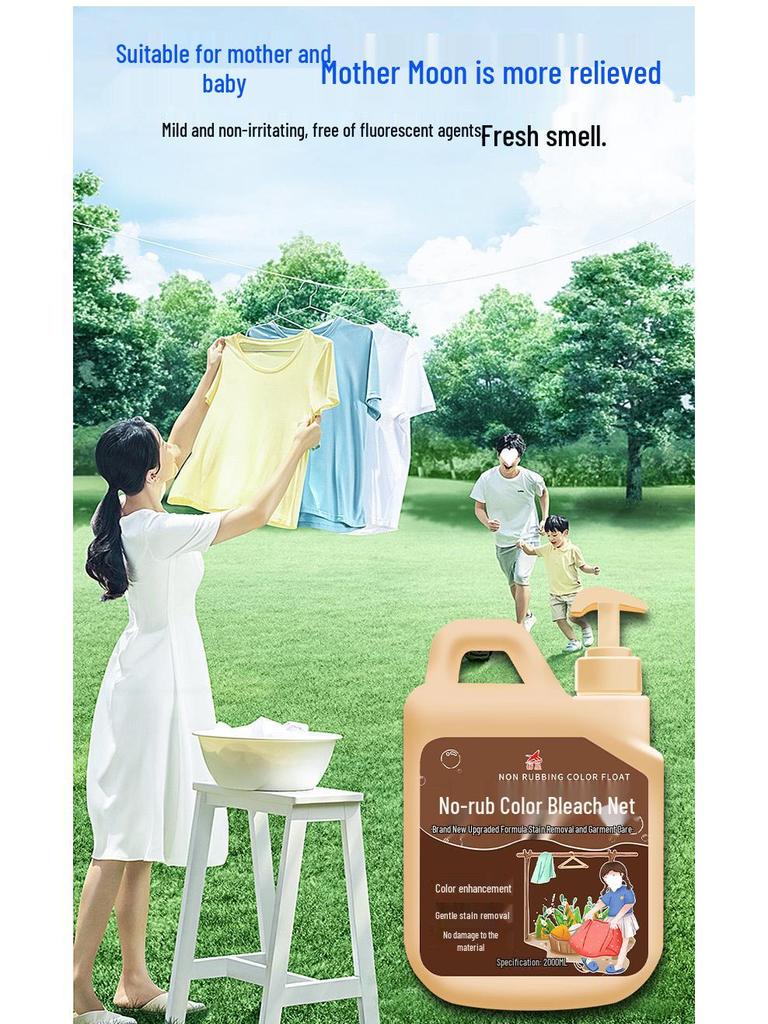 Color-Safe Bleach & Stain Remover for Colored Clothes - In Stock & Free Shipping