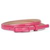 PU Leather Thin Belt with Square Buckle Adjustable Waist Strap for Women Casual and Formal Wear Suitable for Dresses Pants and Skirts