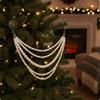 Pearl and Rhinestone Garland Sparkling Bead Lightweight for Window