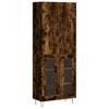 Highboard Smoked Oak 69.5 x 34 x 180 cm Particleboard