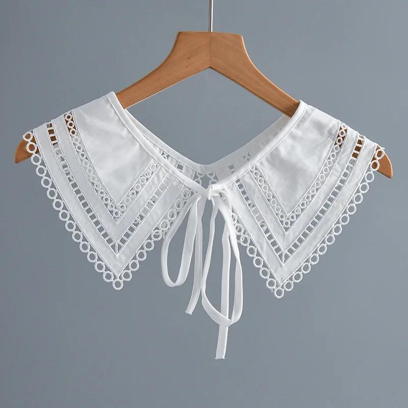 Female Summer Solid Color Shirt Detachable Collar for Women Neck Wear Fake Collar Small Shawl Autumn Sweater Shoulder Wraps