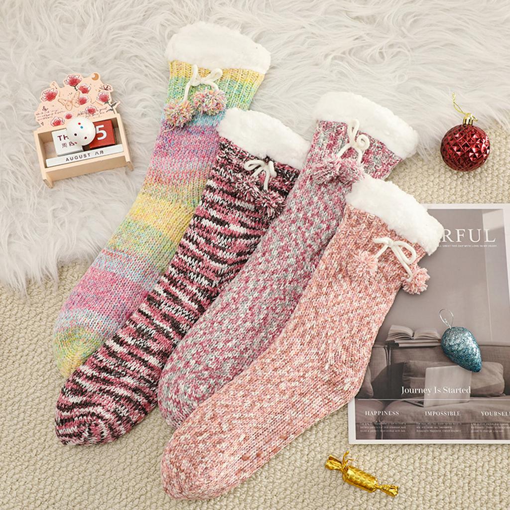 Fuzzy Socks For Women Girl - Winter Warm Sleeping Plush Comfy Slipper Socks