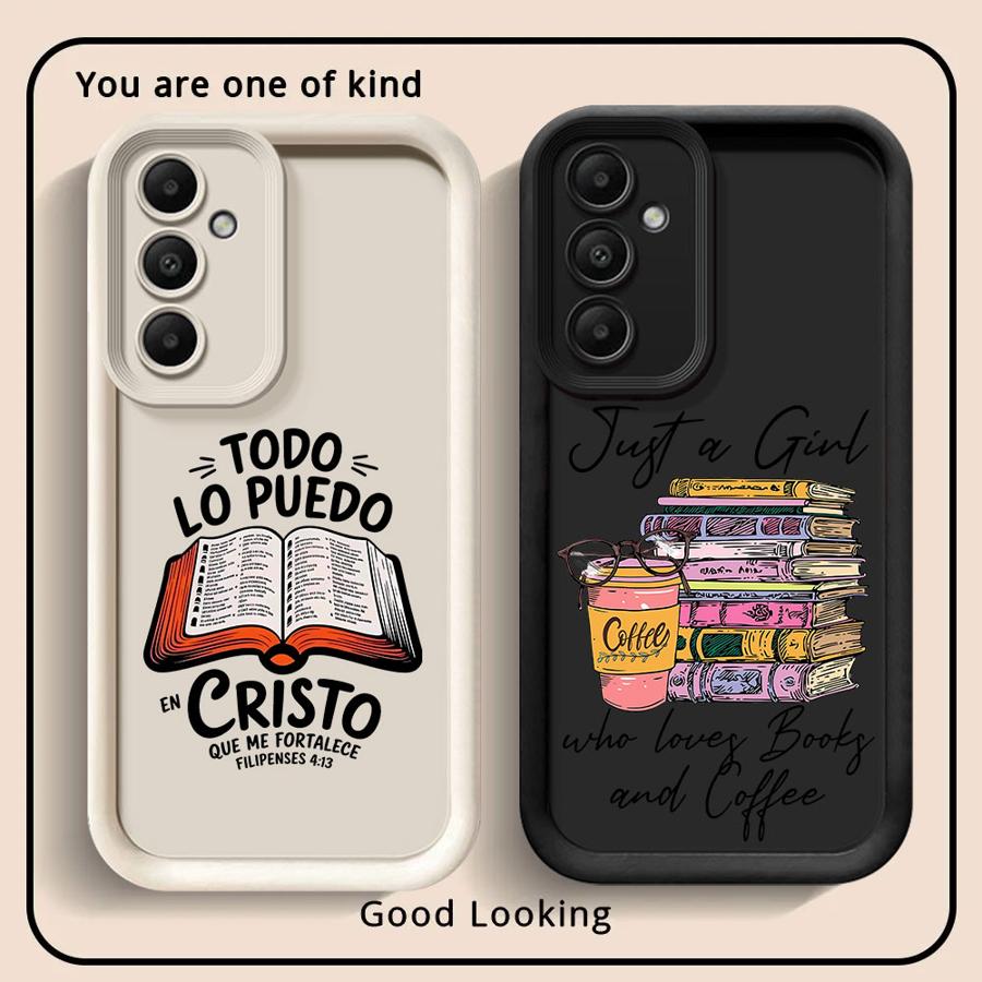Phone Cover Case for Samsung Galaxy A26 A32 A34 A53 A54 A15 A16 A51 A73 A35 A36 A23 A12 A13 A71 A72 A56 With A Book Pattern