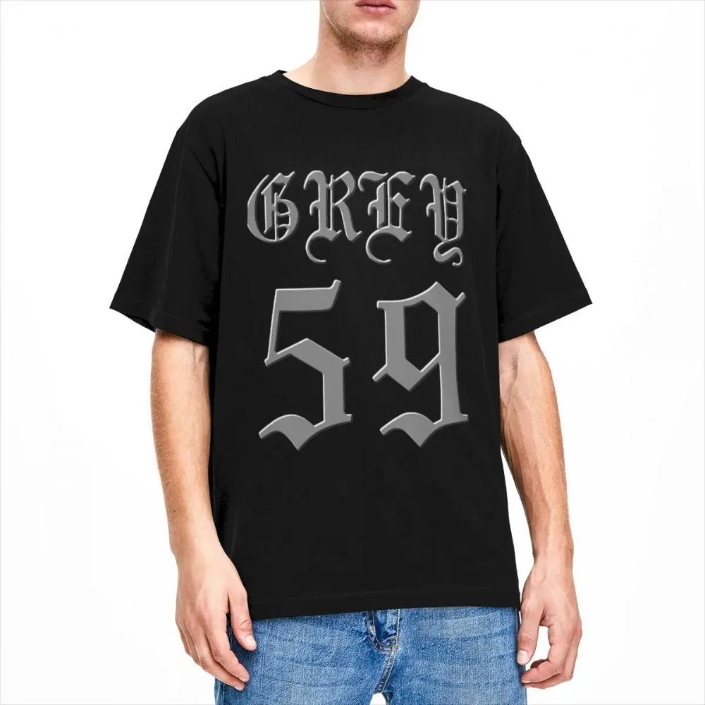 Erkek Kadın G59 FTP Grey59 Gömlek Kıyafet Vintage Pamuklu G 59 Records Tişörtler Tee Giyim Her Mevsim