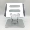 Adjustable Aluminum Alloy Laptop Stand with Cooling Riser and Rotating Feature
