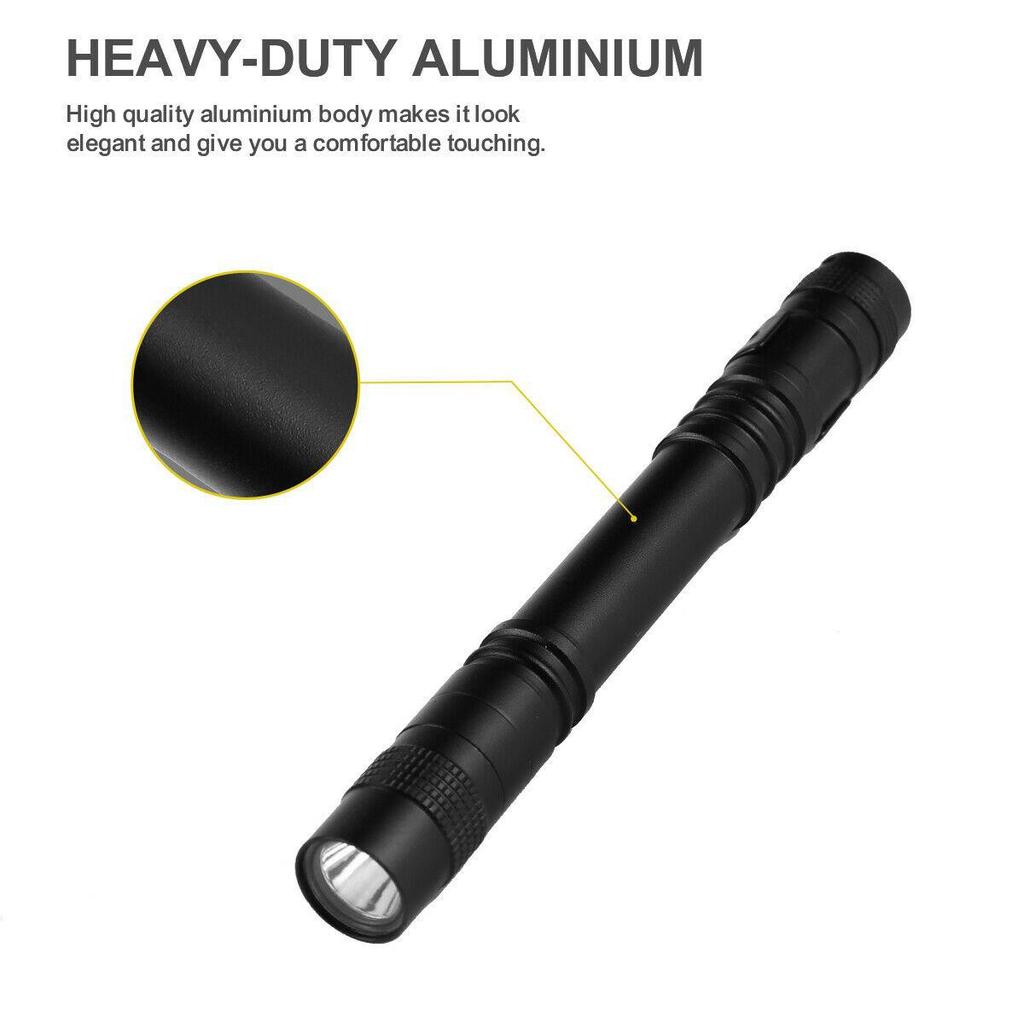 LED Mini Flashlight Waterproof Miniature Pocket Flashlight for Camping, Outdoor Work, Emergency, Home Emergency, Maintenance