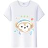 Kawaii Cartoon Tees The Bear Duffy Summer Tops Short Sleeve T-Shirts White Harajuku Clothes Y2K Blouses Unisex