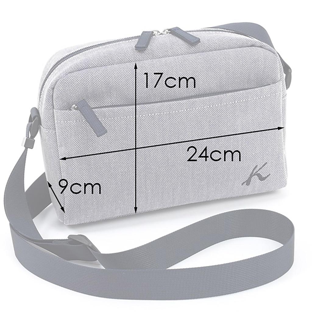 Kitamura Chambray Fabric Crossbody Shoulder Bag R-0754 Dark Blue (Navy) 10101