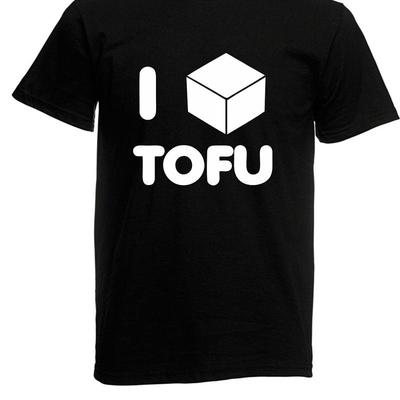 Mens I Love Tofu T Shirt Size Up To 5XL