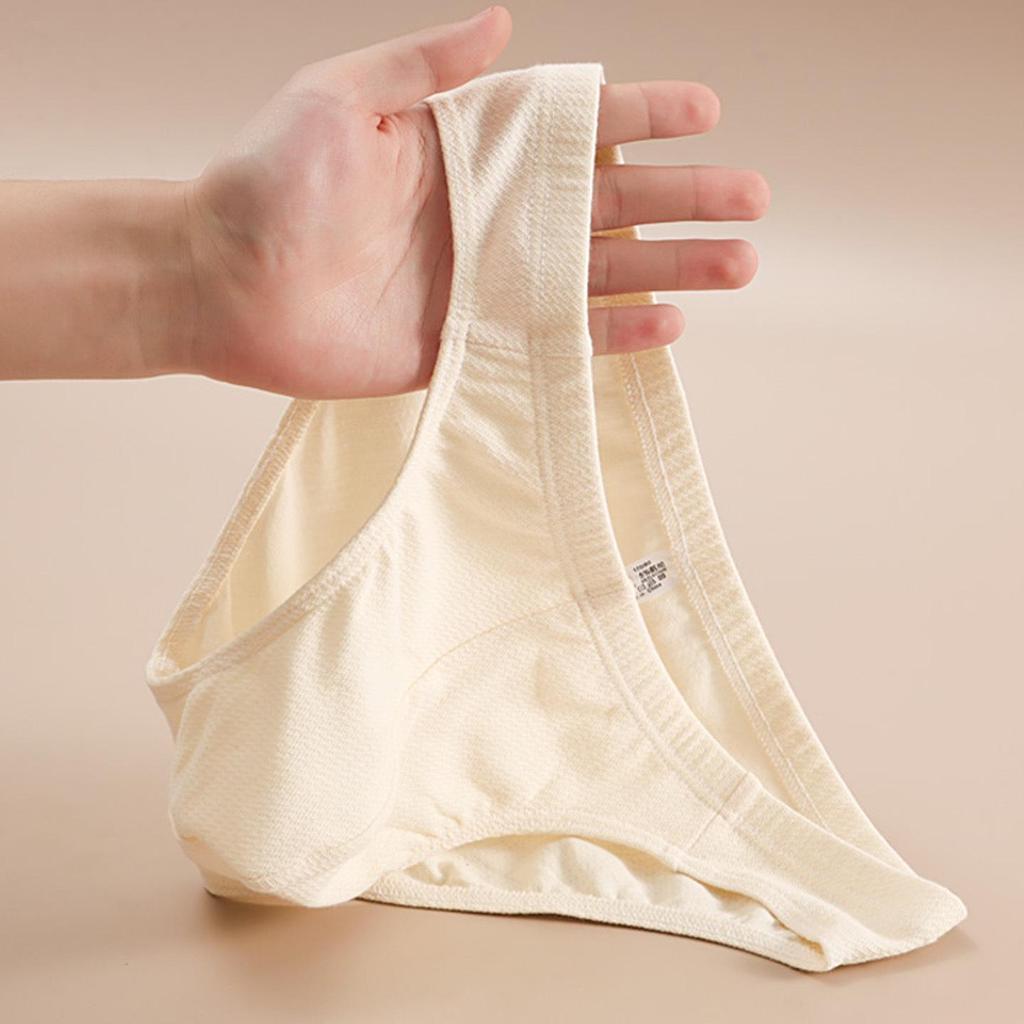 Men's Pure Cotton Breathable Triangle Briefs - Sexy U-Convex Sport Underwear