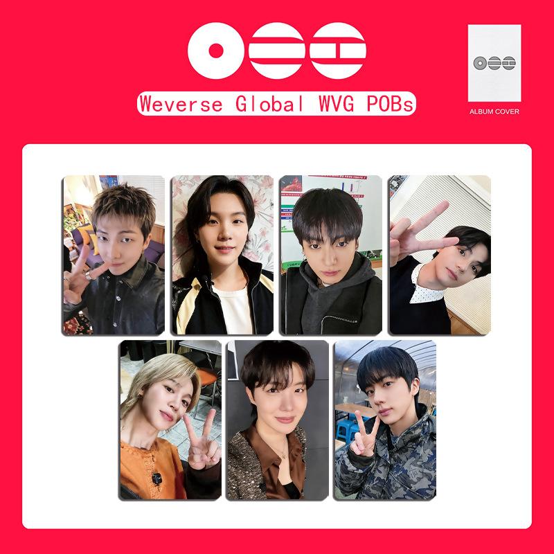7pz Kpop Bangtan Boys Carte Lomo, Stampa HD Album ARMY Fan Collezionismo Set Regalo, Idol di Moda Carte Fotografiche Collezionabili per Regalo Fan