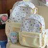 Schoolbag Korean Version Ins Cute Cartoon Cat Backpack Female Large Capacity Cute Graffiti Student Schoolbag Sweet Versatile Backpack