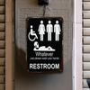 Metal Wall Poster Vintage Toilet Sign Bathroom Decor Plaque