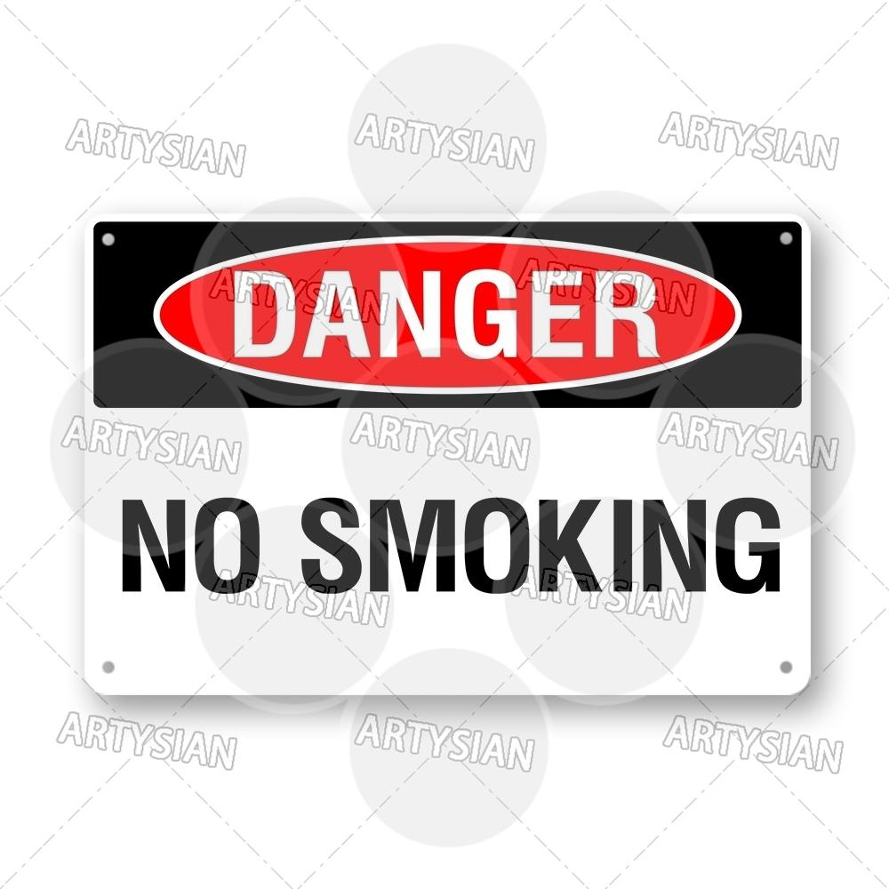No Smoking Metal Sign Smoke Free Prohibition Warning Sign No Vaping Smokefree Plaque