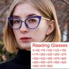 Newest Green Cat Eye Reading Glasses Women Anti Blue Light Computer Presbyopic Glasses Ladies Magnification Eyewear +2 +6