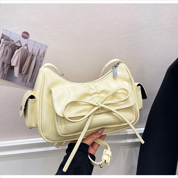 

Folded Underarm Bag 2025 New Fashion Cloud Bag Shoulder Bag Premium Texture Trend Versatile Handbag жёлтый