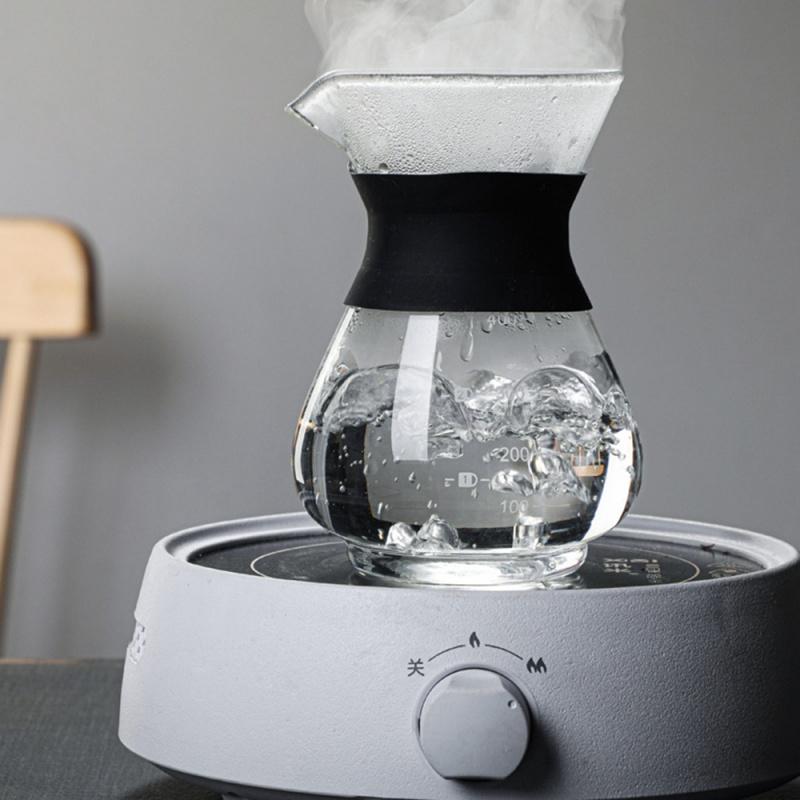 Reusable Glass Coffee Pot with Stainless Steel Filter Drip 200ml 400ml Coffee Pot Dripper Barista Pour Over Coffee Maker