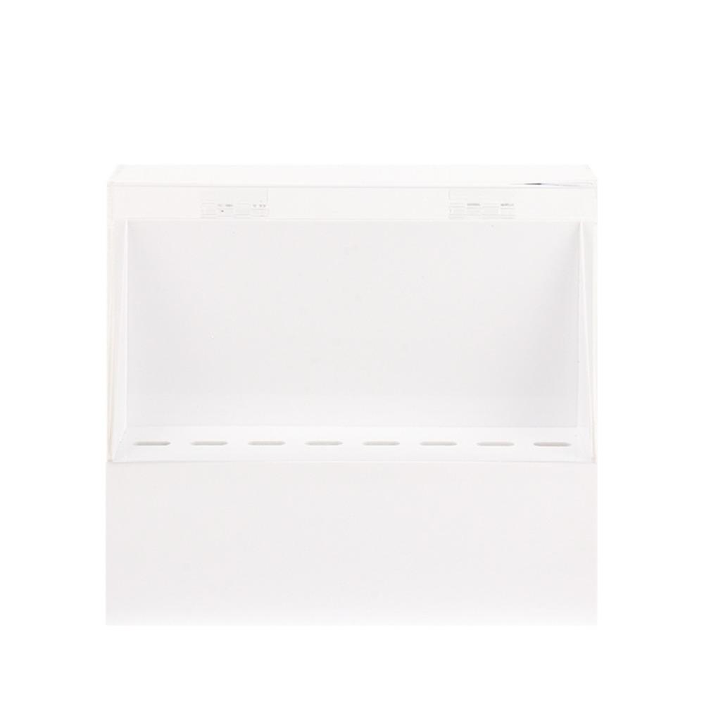 Large Capacity Tweezers Storage Box Dustproof Acrylic Tweezers Display Stand Eyelash Display White