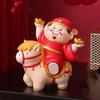 Resin Crafts God of Fortune Statue Cute Design God of Wealth Decoration  Bookshelf Decor