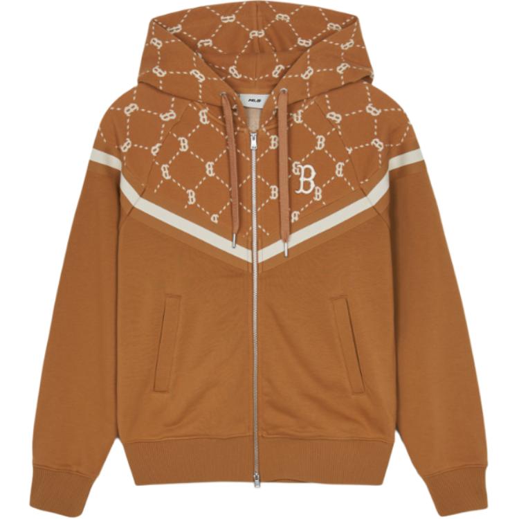 MLB Boston Red Sox Sweatshirt Unisex Camel 3ATRM0144-43CAS L
