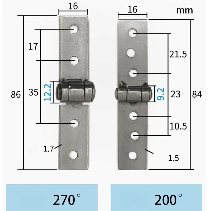 Rahmenlose Balkon-Glas-Faltfenster-Scharnier aus Edelstahl Klappscharnier für Glastüren Schranktüren Rahmenlose Türen und Teile