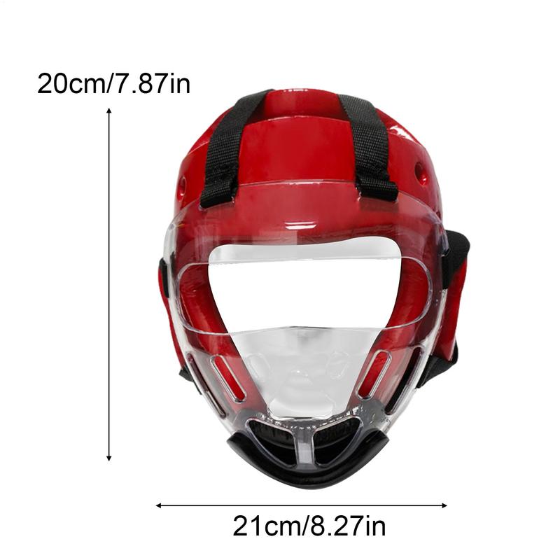 Taekwondo Face Shield Taekwondo Protection Clear Detachable Protector Protective Mask For Sports Boxing Taekwondo Karate